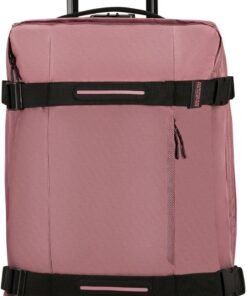 American Tourister Urban Track - Sac de Voyage à 2 Roues, 55 cm, 55 L, Rose (Lilas Pink)