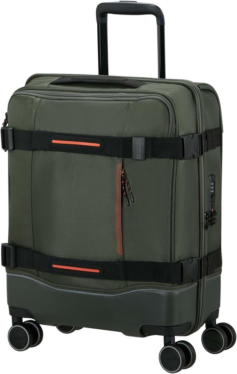 American Tourister Urban Track - Spinner S, Sac à Main, 55 cm, 41,5 L, Vert (Kaki foncé) – Image 2