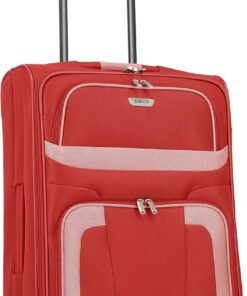 Alternative view of travelite paklite Valise de Voyage à 2 roulettes, Valise à roulettes de Taille Moyenne, Orlando, Trolley Classique à Coque Souple au Design Intemporel, 63 cm, 58 litres