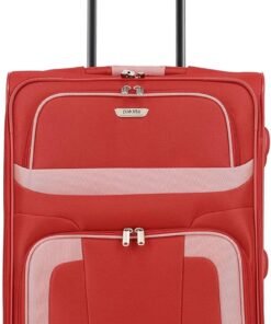 travelite paklite Valise de Voyage à 2 roulettes, Valise à roulettes de Taille Moyenne, Orlando, Trolley Classique à Coque Souple au Design Intemporel, 63 cm, 58 litres