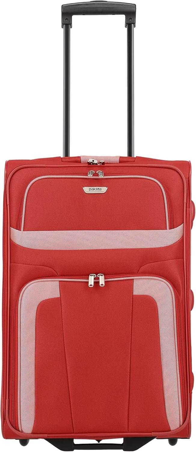 travelite paklite Valise de Voyage à 2 roulettes, Valise à roulettes de Taille Moyenne, Orlando, Trolley Classique à Coque Souple au Design Intemporel, 63 cm, 58 litres