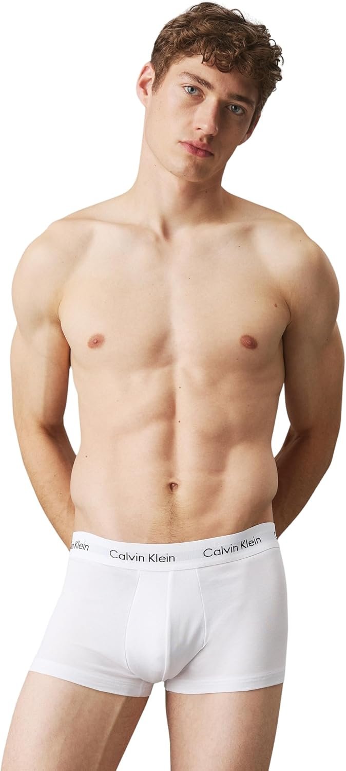 Calvin Klein Boxers Taille Basse Lot de 3 Homme sous-Vêtement – Image 2