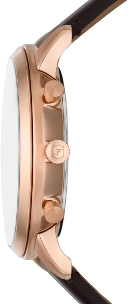 Fossil Montre Neutra pour Homme, Mouvement chronographe à Quartz avec Bracelet en Cuir – Image 3