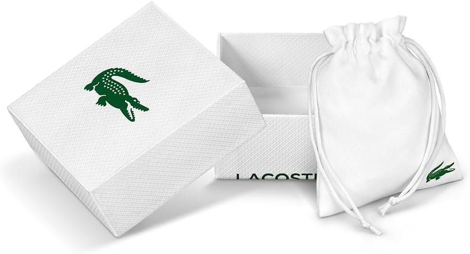 Lacoste Bracelet à maillons Collection METROPOLE Embelli avec motif petit piqué - Disponible pour homme et femme – Image 7