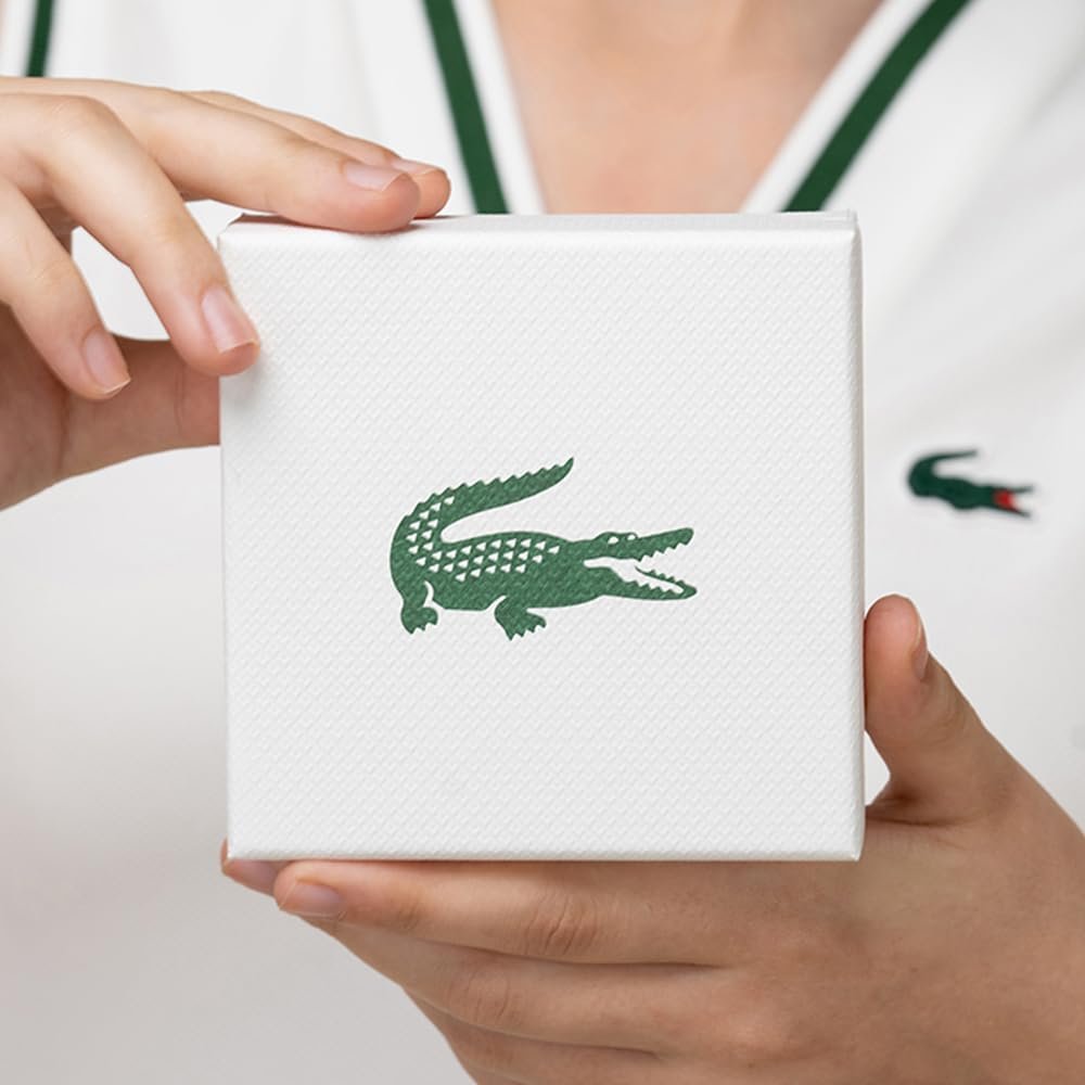 Lacoste Bracelet à maillons Collection METROPOLE Embelli avec motif petit piqué - Disponible pour homme et femme – Image 5