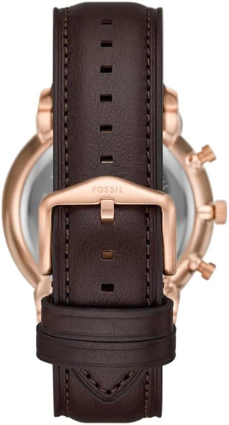 Fossil Montre Neutra pour Homme, Mouvement chronographe à Quartz avec Bracelet en Cuir – Image 4