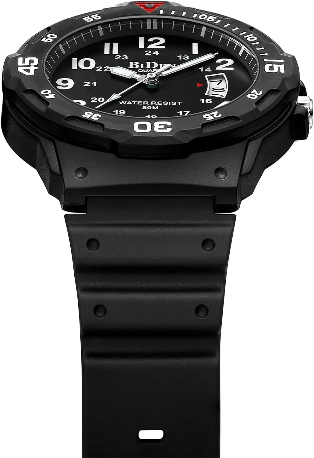 HANPOSH Montre Homme Montres Bracelets Etanche Design Analogique Lumineuses Acier Inoxydable Cadran Calendrie Fashion – Image 4