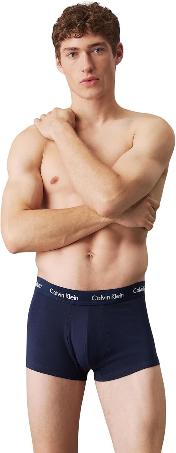 Calvin Klein Boxers Taille Basse Lot de 3 Homme sous-Vêtement – Image 2