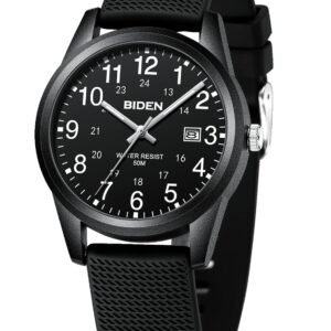 LN LENQIN Montre Homme Montres Bracelets Etanche Design Analogique Lumineuses Cadran Calendrie Fashion Homme Silicone Band