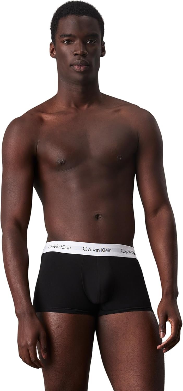Calvin Klein Boxers Taille Basse Lot de 3 Homme sous-Vêtement – Image 2