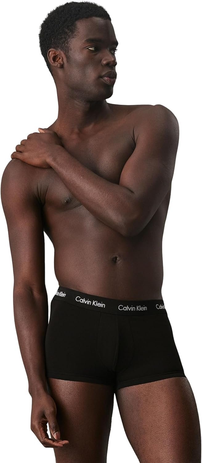 Calvin Klein Boxers Taille Basse Lot de 3 Homme sous-Vêtement – Image 3