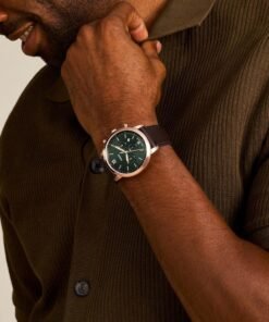 Alternative view of Fossil Montre Neutra pour Homme, Mouvement chronographe à Quartz avec Bracelet en Cuir