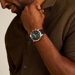 Alternative view of Fossil Montre Neutra pour Homme, Mouvement chronographe à Quartz avec Bracelet en Cuir