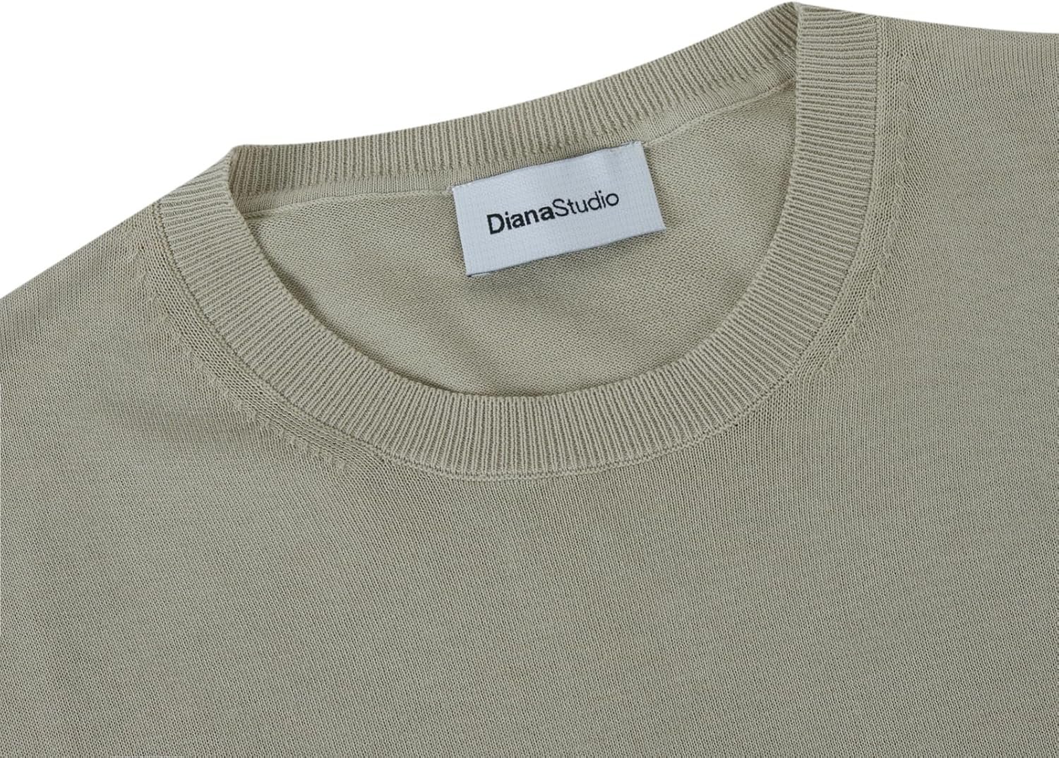 Diana Studio T-Shirt en 100% Lin T-Shirt Homme (Lot de 1) – Image 3